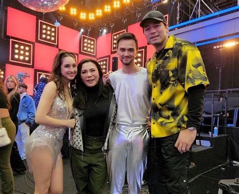 Coleen Garcia performs with Billy Crawford in France’s  .